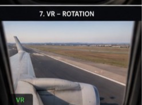 Airline Simulator Takeoff und Rotation im Browsergame